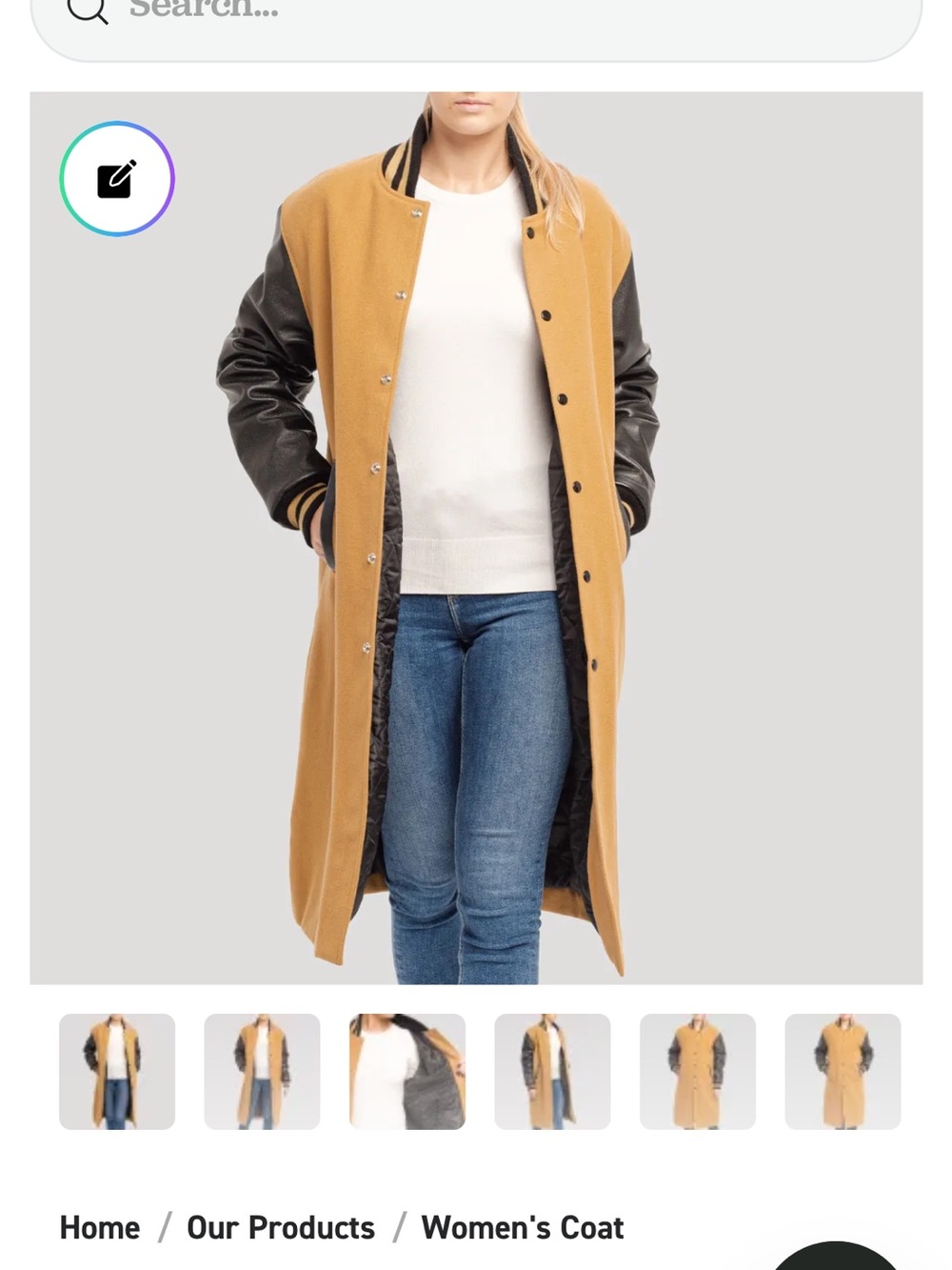 Long Letterman Jacket